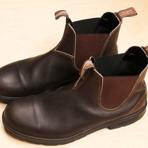 BLUNDSTONE Footwear Men’s Chelsea Boots Brown Leather Sz - 11.US